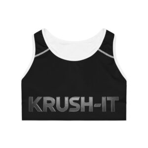 Krush-It Sports Bra for Active Women | Motivational Workout Gear