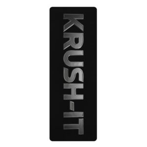 Motivational Rubber Yoga Mat - KRUSH-IT