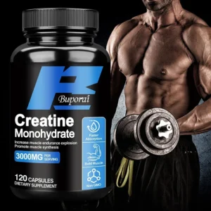 Creatine Monohydrate - Enhance Muscle Strength, Promote Muscle Recovery and Growth, and Improve Athletic Performance Vegan