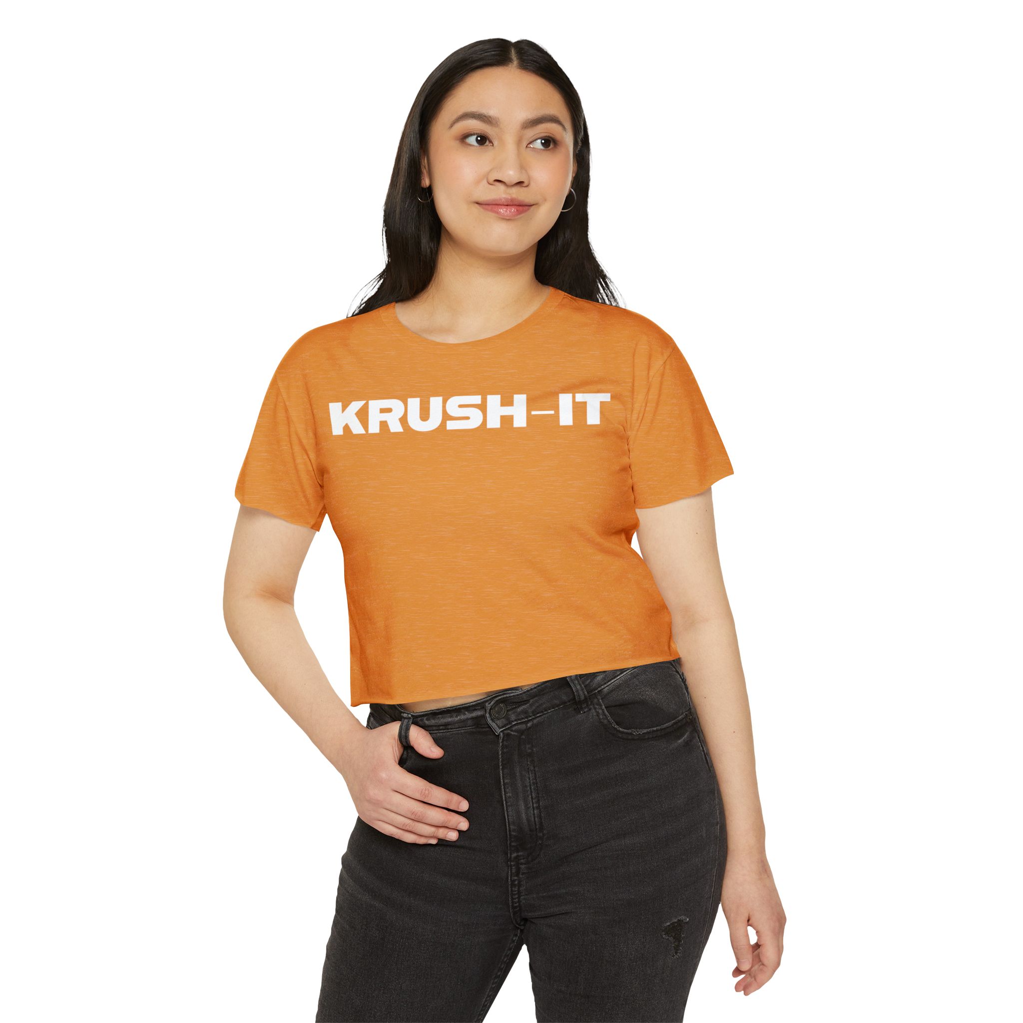 Krush-It Crop Top — Women's Motivational Festival Tee - Image 7
