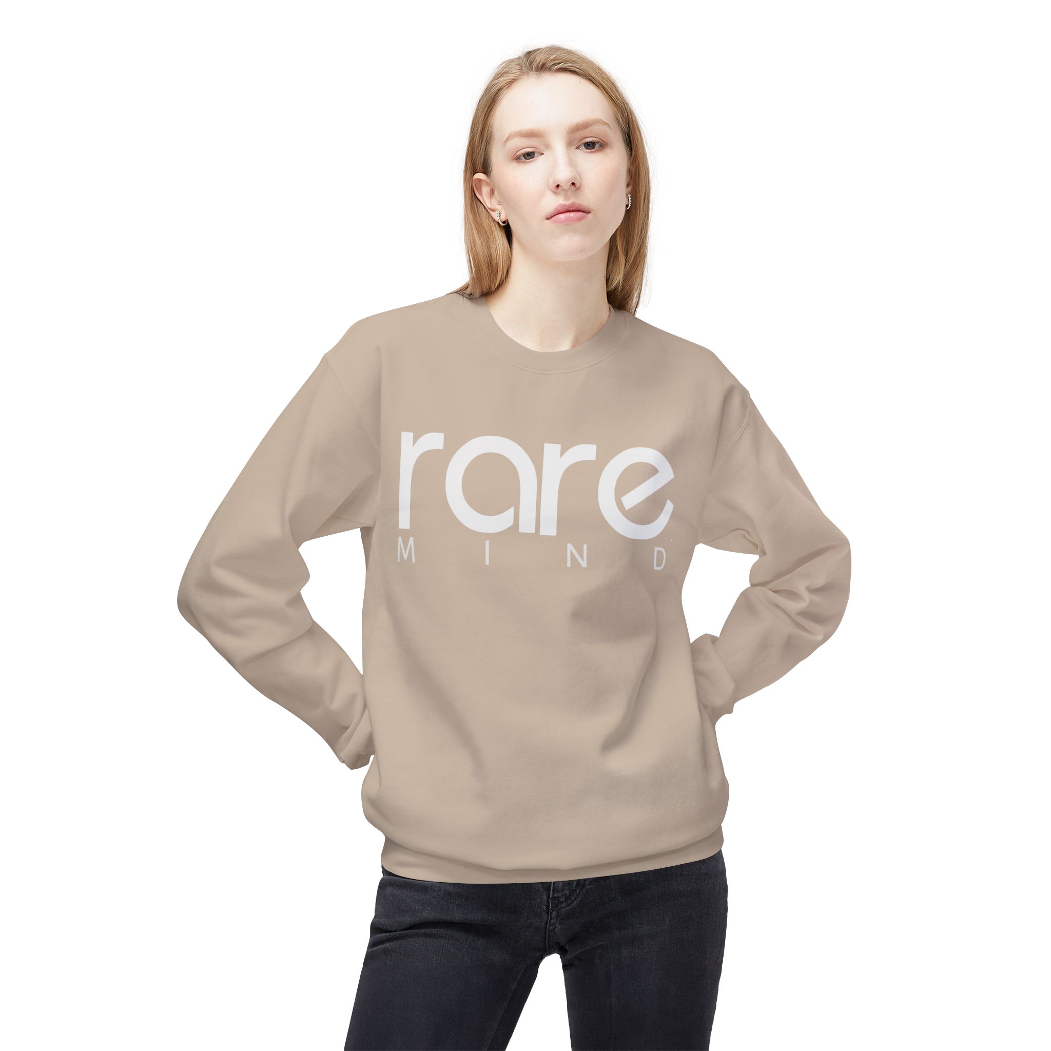 Rare Mind Crewneck Sweatshirt — Minimalist Graphic Pullover - Image 11