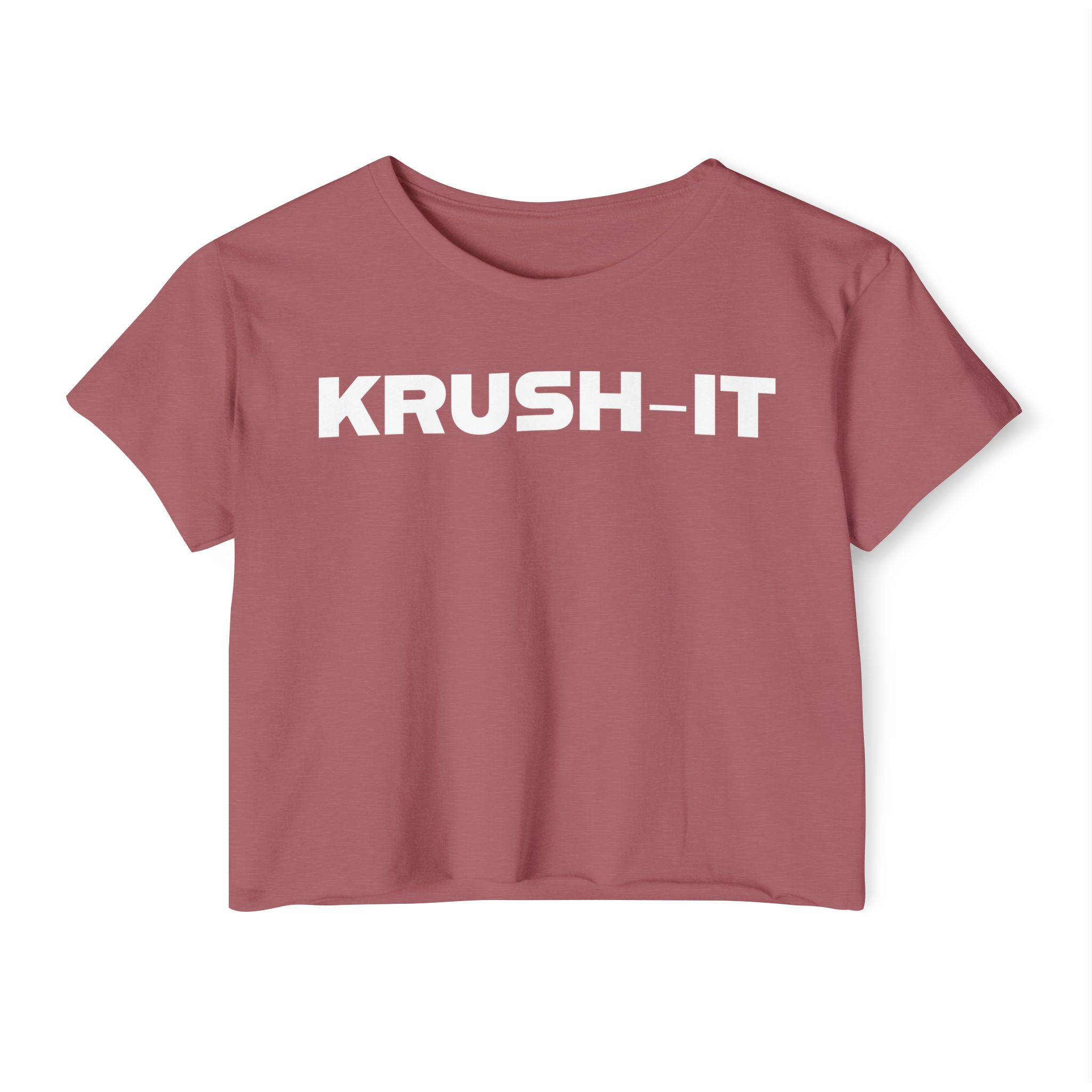 Krush-It Crop Top — Women's Motivational Festival Tee - Image 33