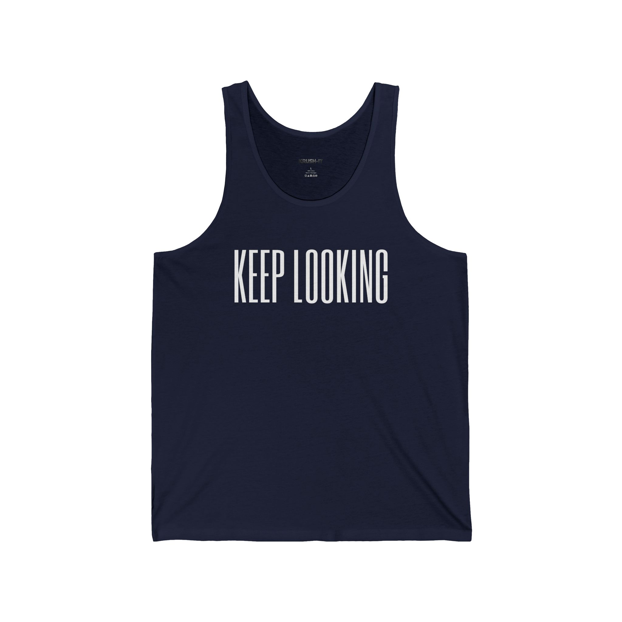 Motivational Unisex Jersey Tank - "Keep Looking" & "Krush-It" - Image 9
