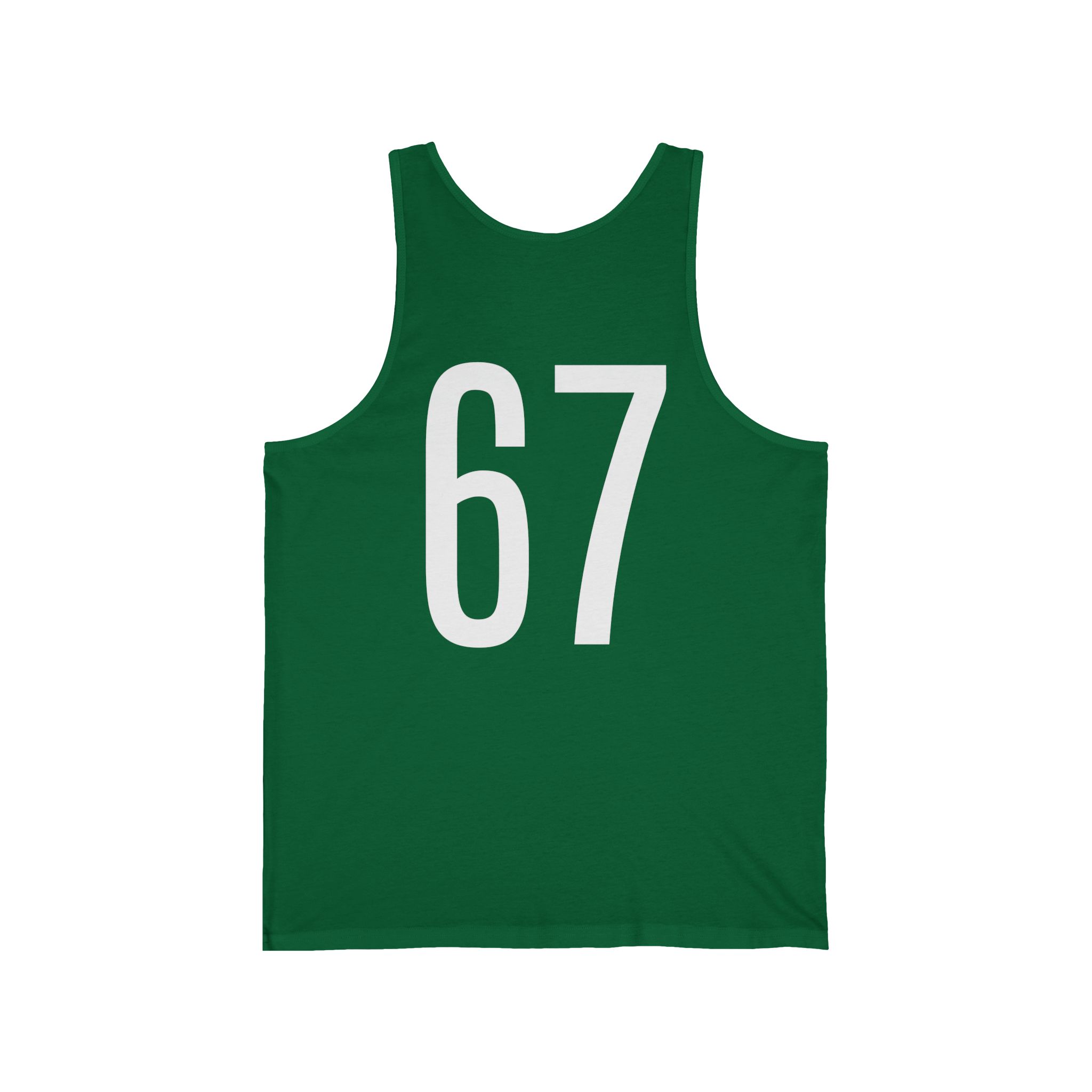 "67" Six Seven Tank Top - Bold 67 Design for Sports & Casual Wear or Whatever - Image 10