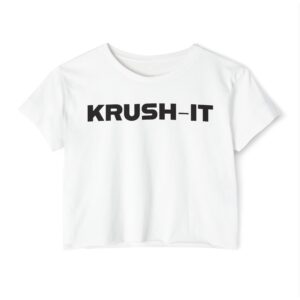 Krush-It Crop Top — Women's Motivational Festival Tee