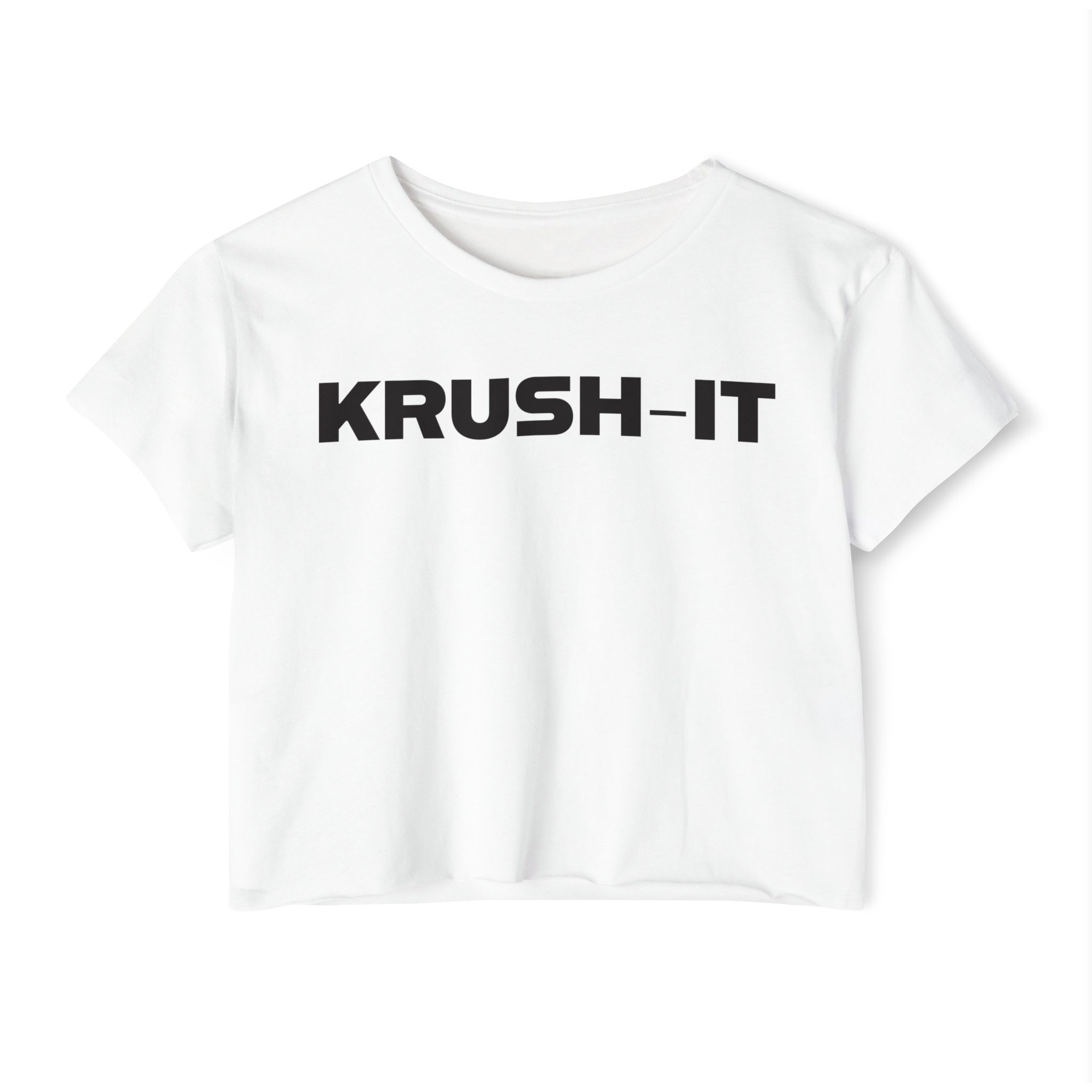 Krush-It Crop Top — Women's Motivational Festival Tee