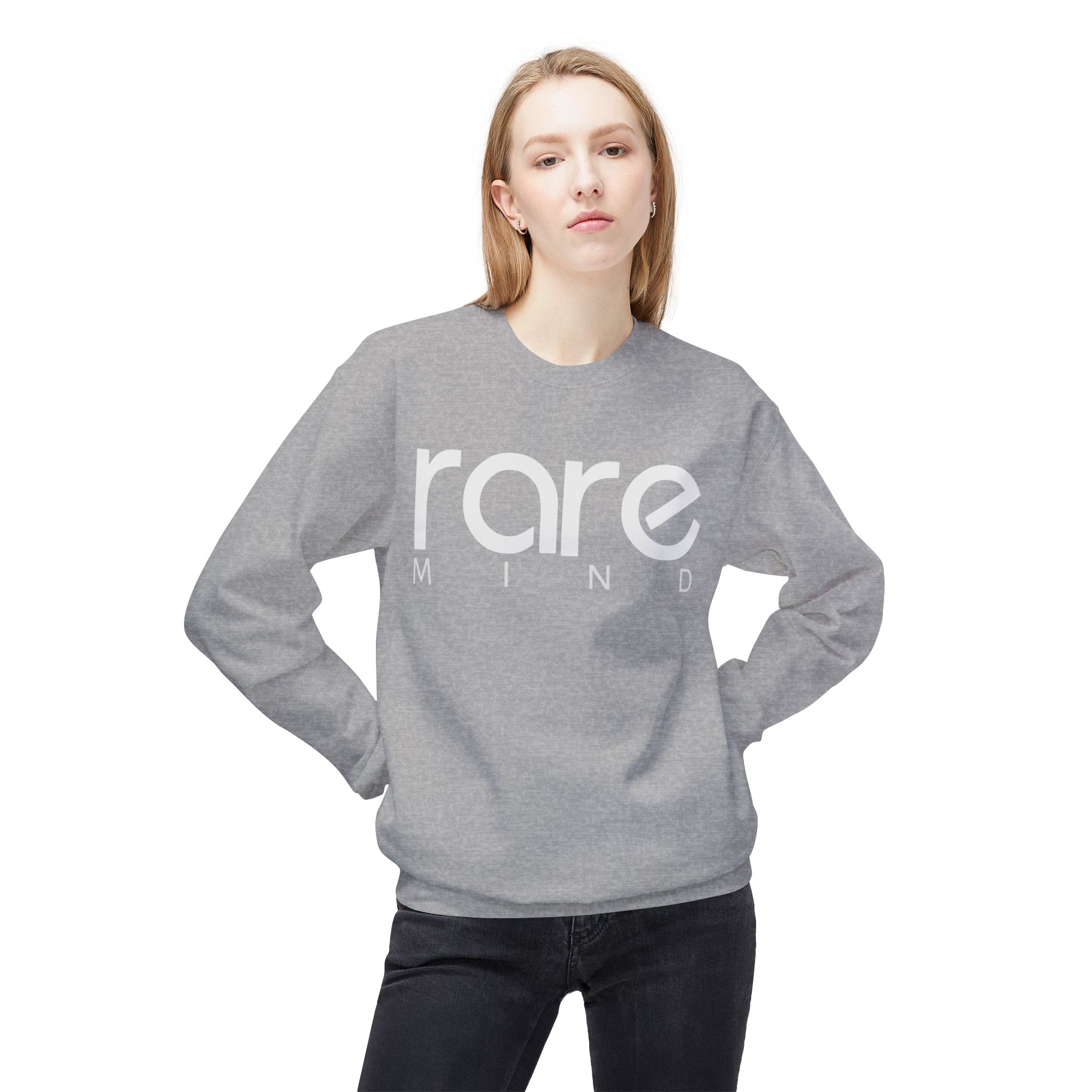 Rare Mind Crewneck Sweatshirt — Minimalist Graphic Pullover - Image 15