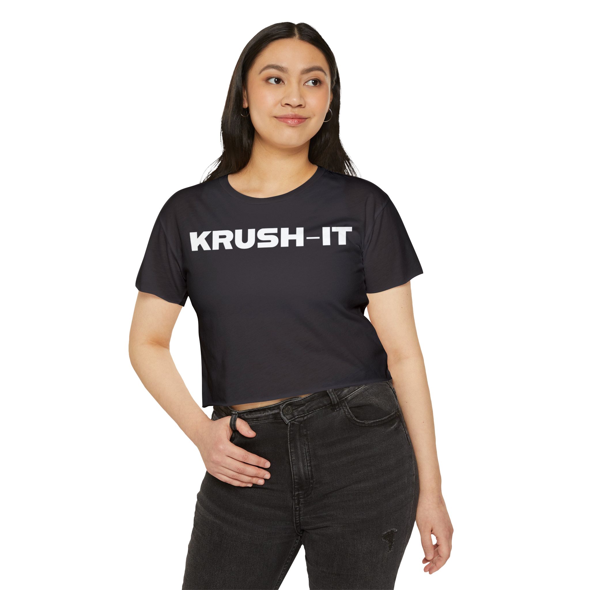 Krush-It Crop Top — Women's Motivational Festival Tee - Image 31