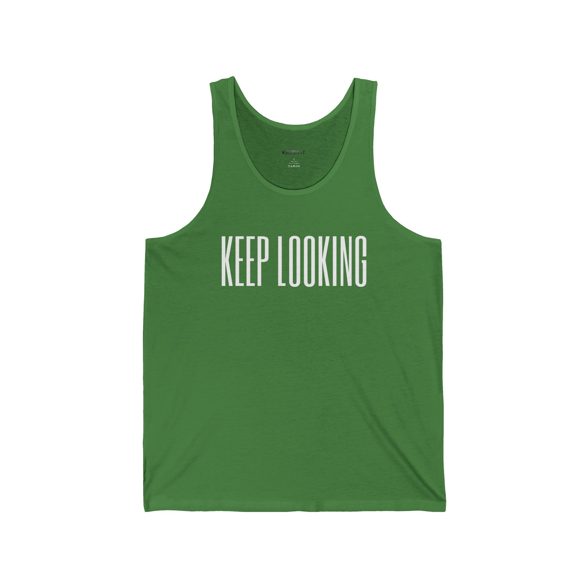 Motivational Unisex Jersey Tank - "Keep Looking" & "Krush-It" - Image 7