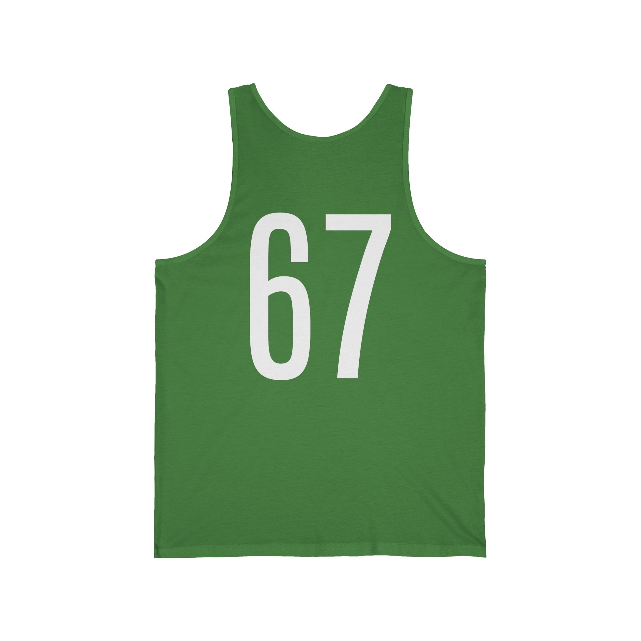 "67" Six Seven Tank Top - Bold 67 Design for Sports & Casual Wear or Whatever - Image 8